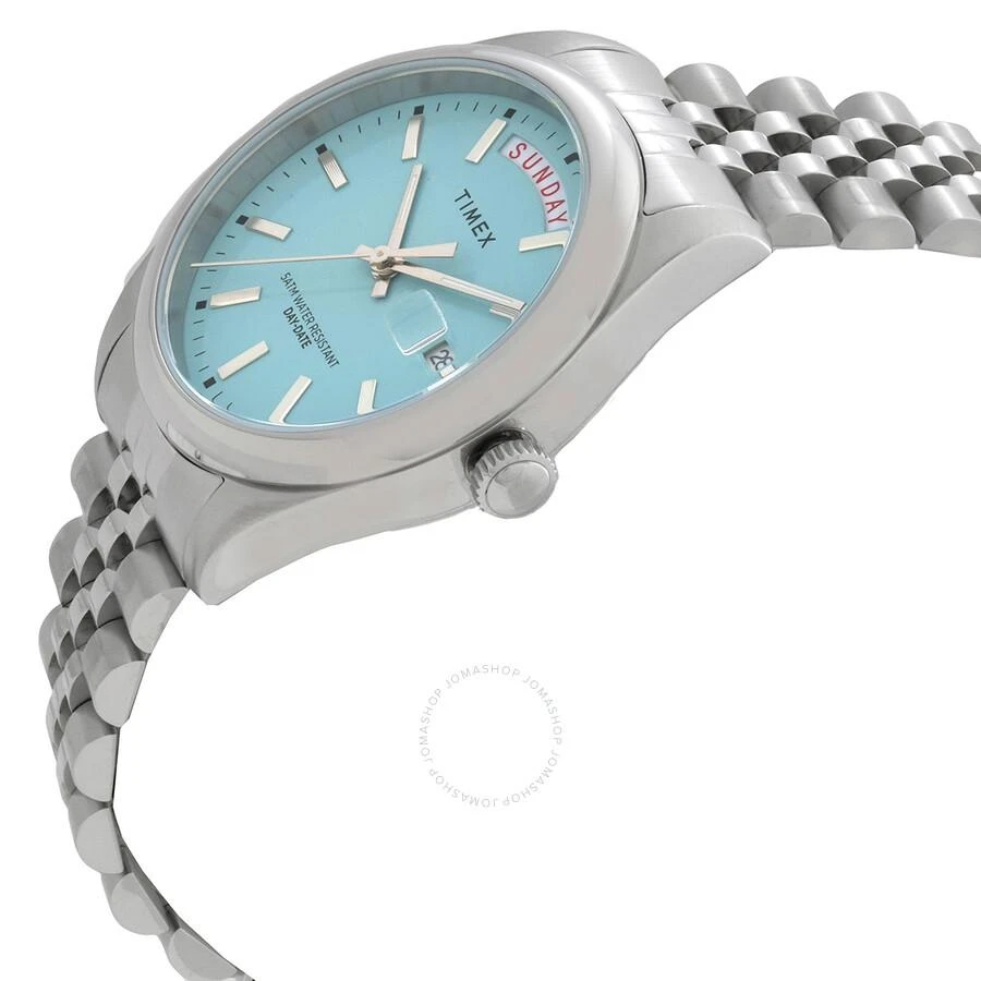 Timex Legacy Day and Date Quartz Blue Dial Ladies Watch TW2V68400VQ 2