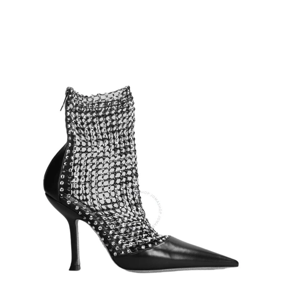 Rene Caovilla Galaxia Crystal Mesh Ankle Boots 1