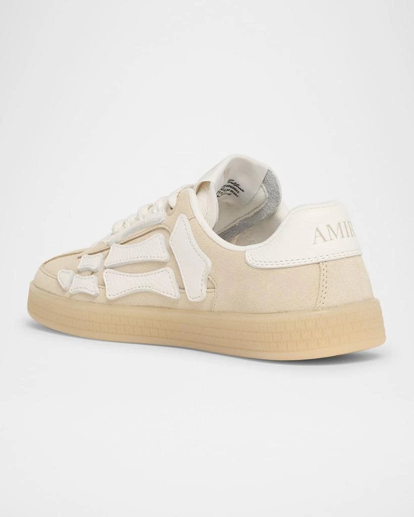 AMIRI Pacific Bones Mixed Leather Sneakers 4