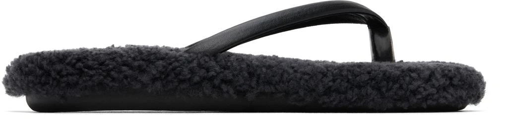 ANCIENT GREEK SANDALS Black Saionara Flip-Flops 1