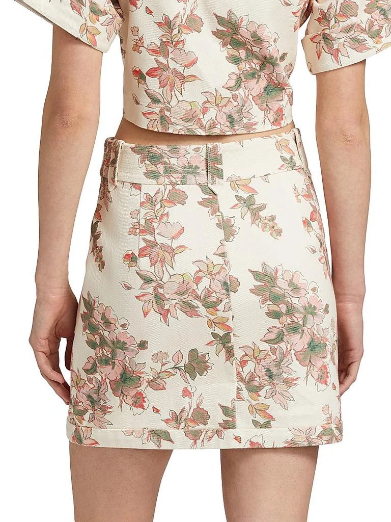 Hevron Nora Floral Miniskirt 5