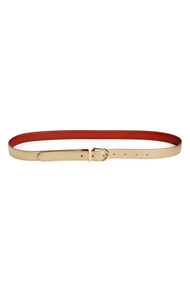 Nordstrom Nora Reversible Metallic Leather Belt 2
