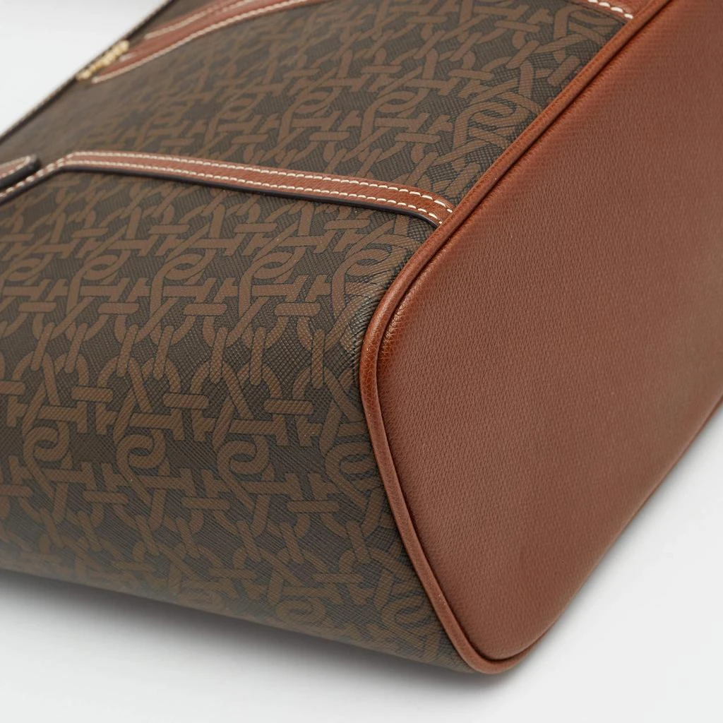 Bally Bally Brown Printed Coated Canvas and Leather Damirah Tote 10