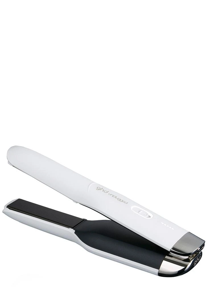 ghd Unplugged Hair Straightener in Matte White 1
