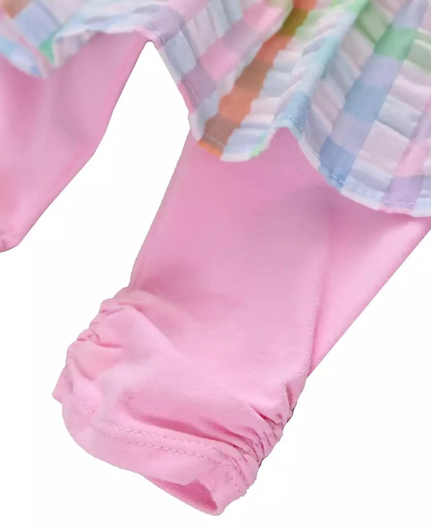 Bonnie Baby Baby Girls 2-Piece Smocked Seersucker Top with Coordinating Legging 4