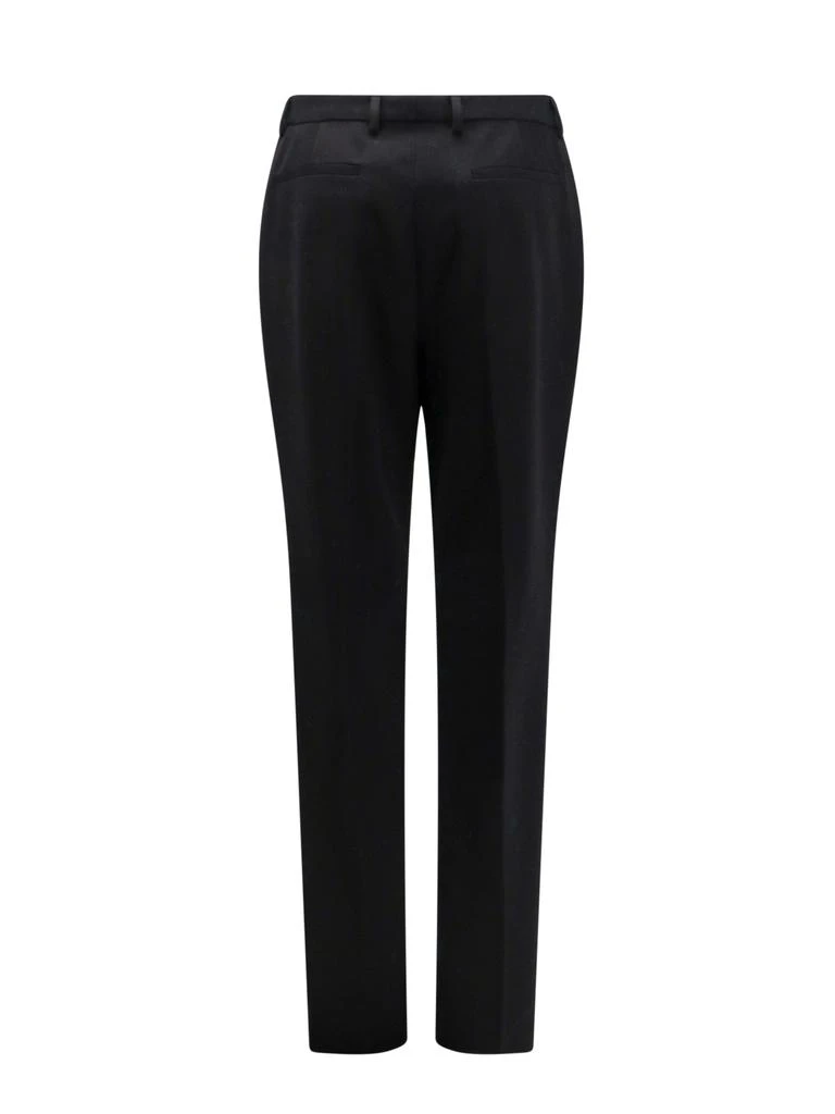 Saint Laurent Wool smoking trouser with satin profiles 2