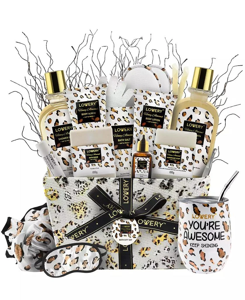 Lovery 21-Pc. Honey Almond Home Spa Body Care Gift Set 1