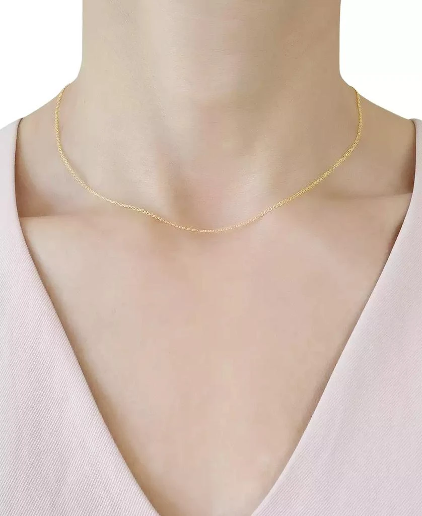 Macy's 20" Bismark Link Chain Necklace (1-1/2mm) in 14k Gold 2