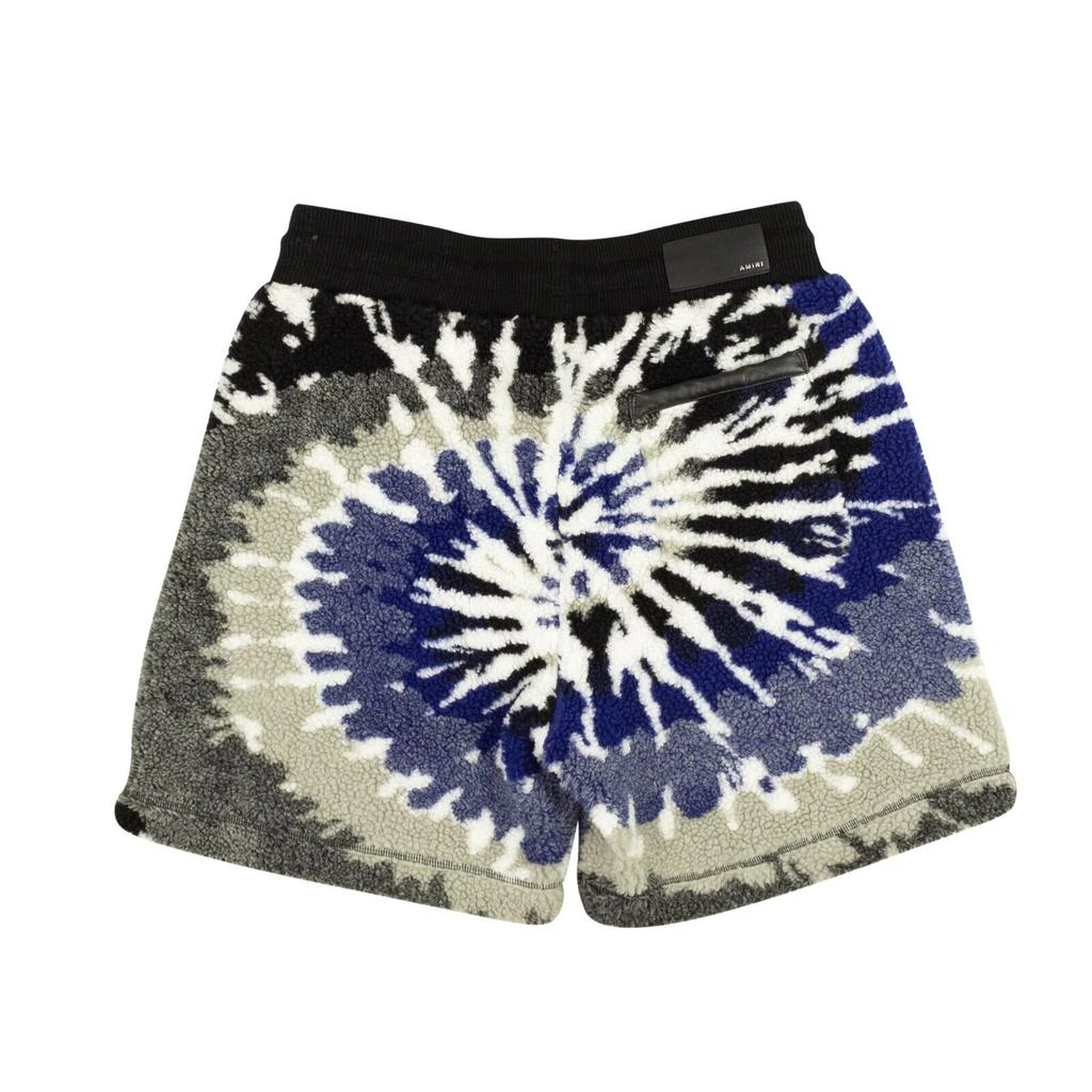 AMIRI Amiri Tie Dye Polar Fleece Shorts - Blue/Black 2