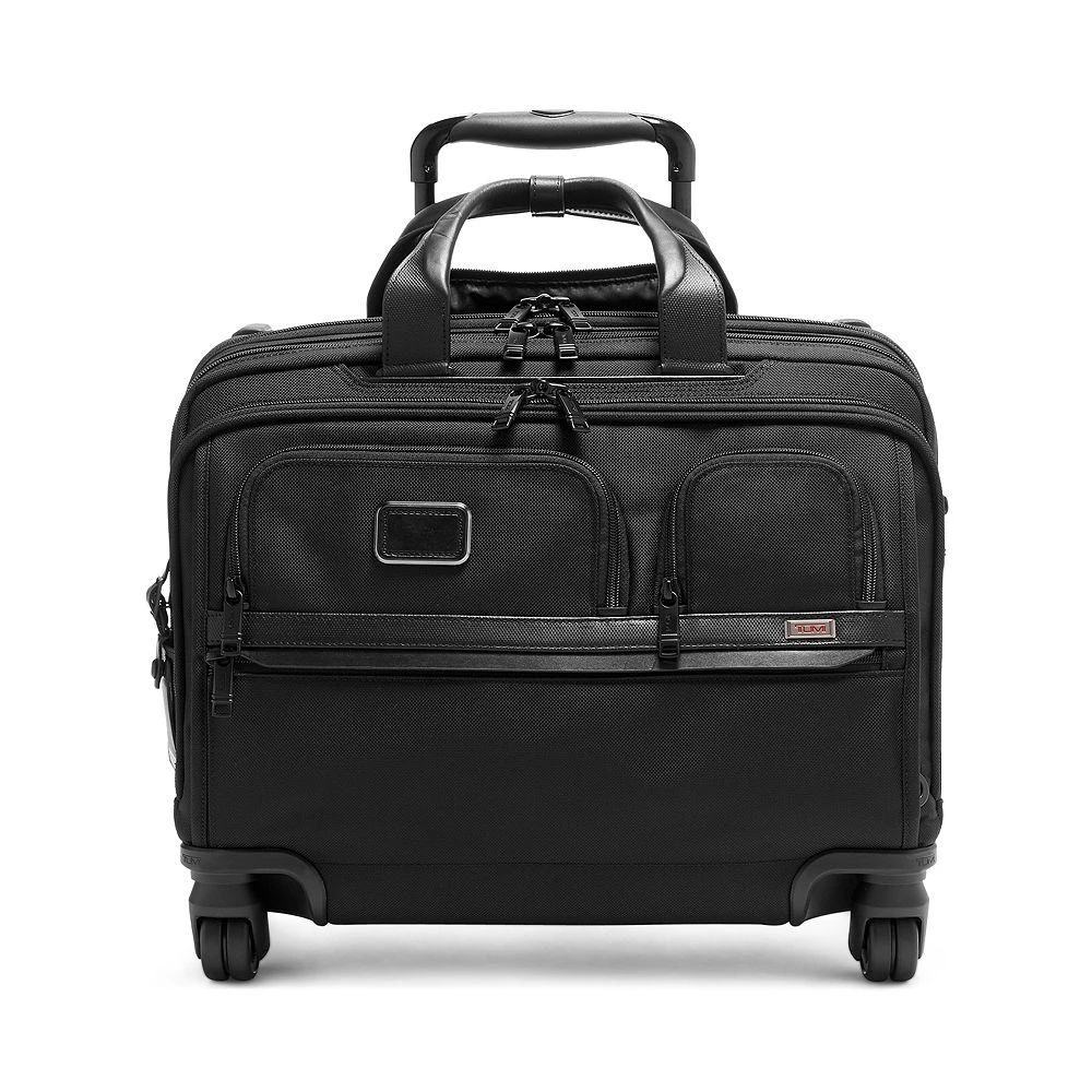 Tumi Alpha 3 Deluxe 4-Wheel Laptop Case Brief 1