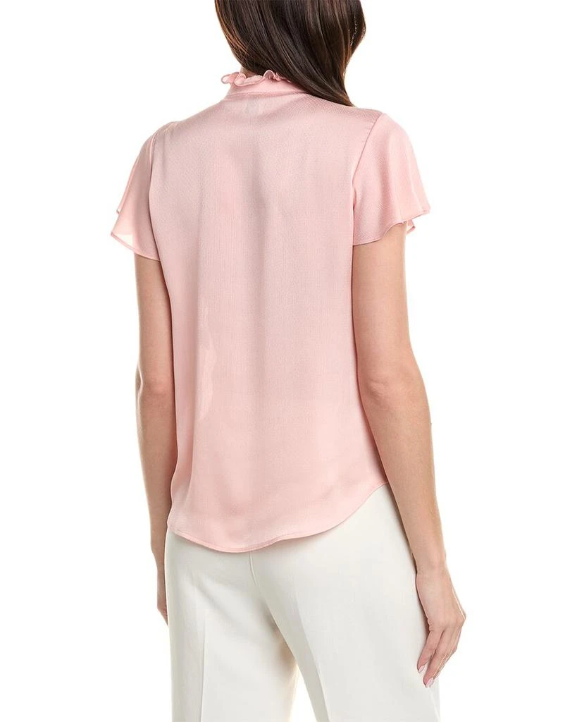 Anne Klein Ruffle Front Flutter Sleeve Blouse 2