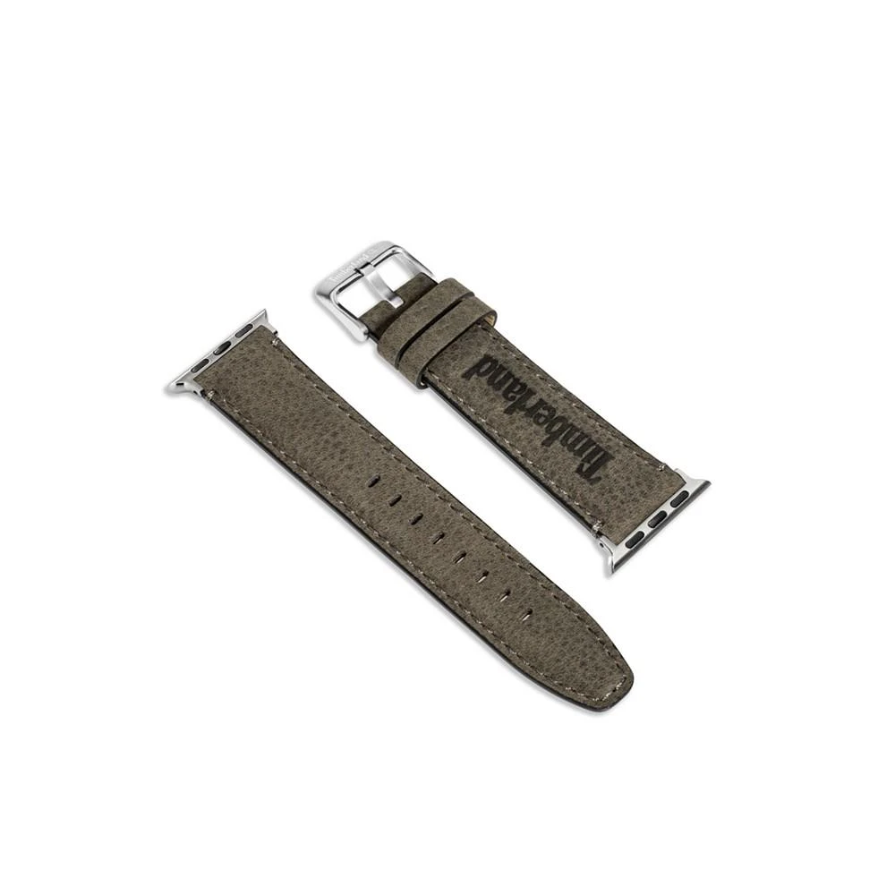 Timberland Unisex Barnesbrook Black Genuine Leather Universal Smart Watch Strap 22mm 1