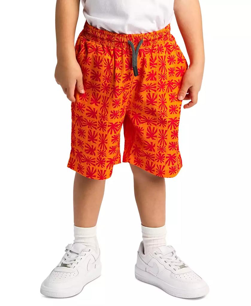 Sovereign Code Toddler & Little Boys Trail Printed Seersucker Shorts