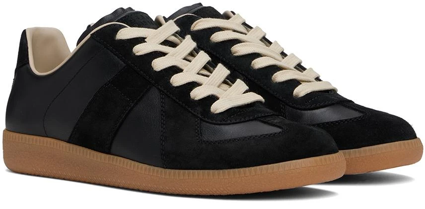 MAISON MARGIELA Black Replica Sneakers 4