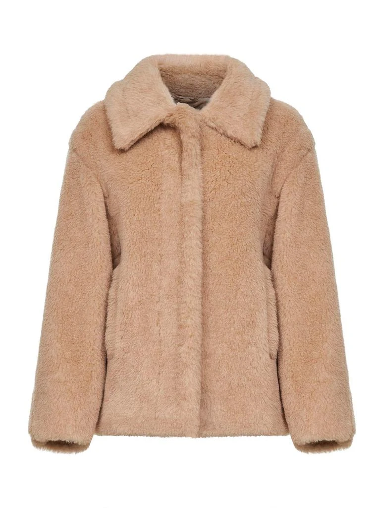 Max Mara MAX MARA | Beige Teddy MXMTRITONE cropped coat | Women | 38