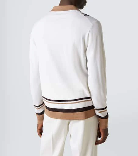 Dolce 
Gabbana Wool and silk jacquard cardigan 4