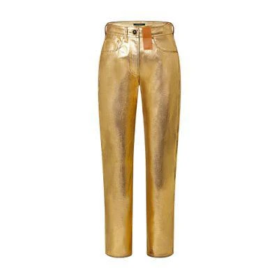 Louis Vuitton Golden Straight-Cut Jeans 1