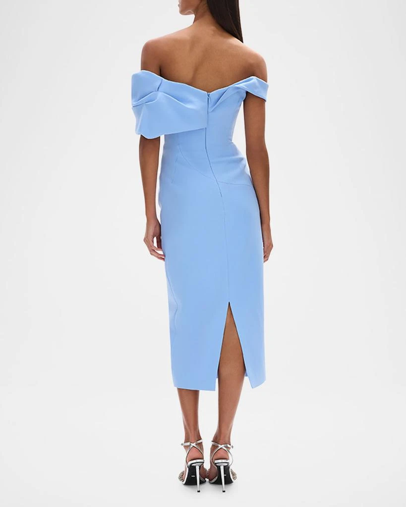 RACHEL GILBERT Mattie Off-The-Shoulder Midi Dress 3