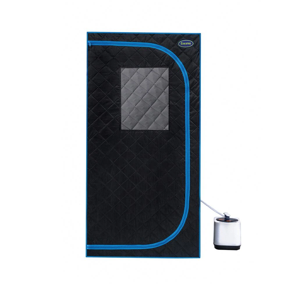 Hivvago Portable Full Size Steam Sauna Tent - Black 5