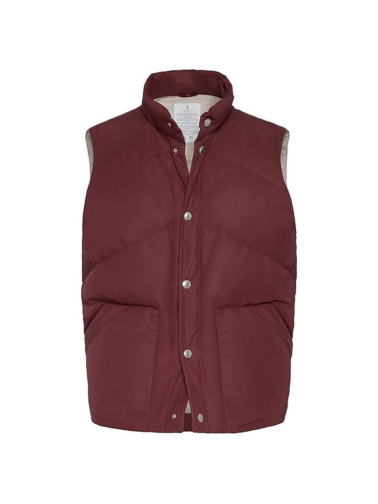 Brunello Cucinelli Techno Satin Down Vest