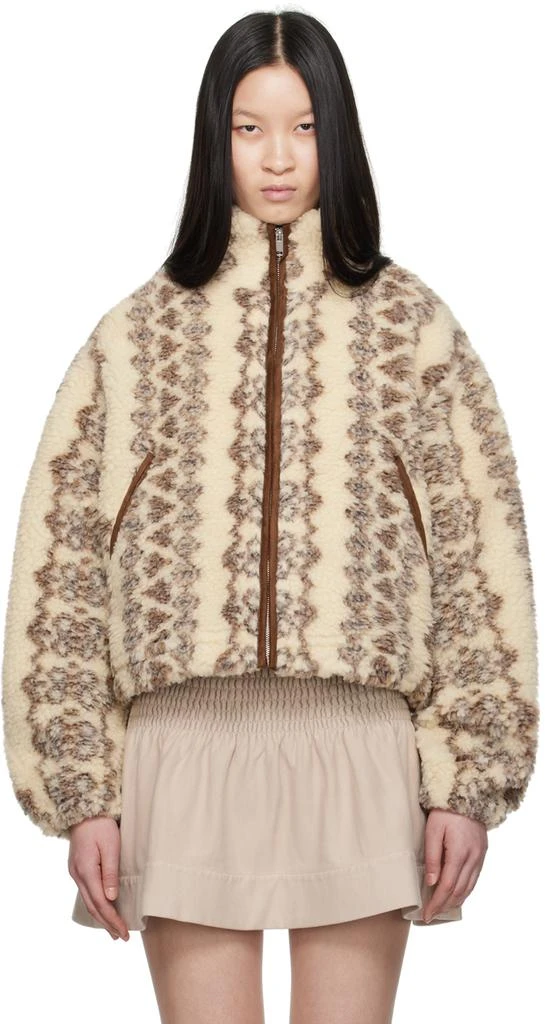 Isabel Marant Off-White & Brown Mackensy Jacket 1