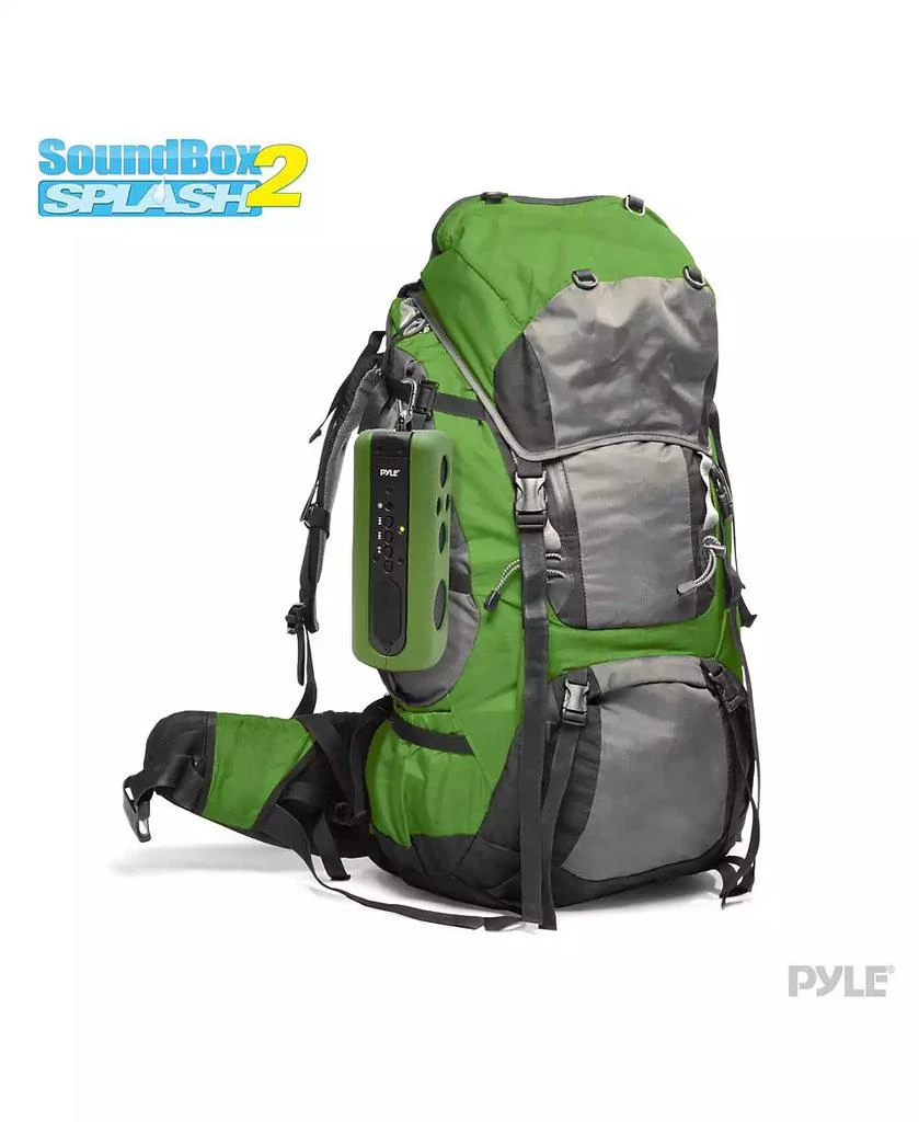 Pyle SoundBox Splash 2 Bluetooth Rugged Speaker with LED Flashlight
Hand Crank Charger (Blue) 6