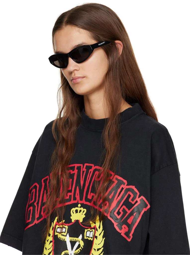 Balenciaga Black Cat-Eye Sunglasses 4