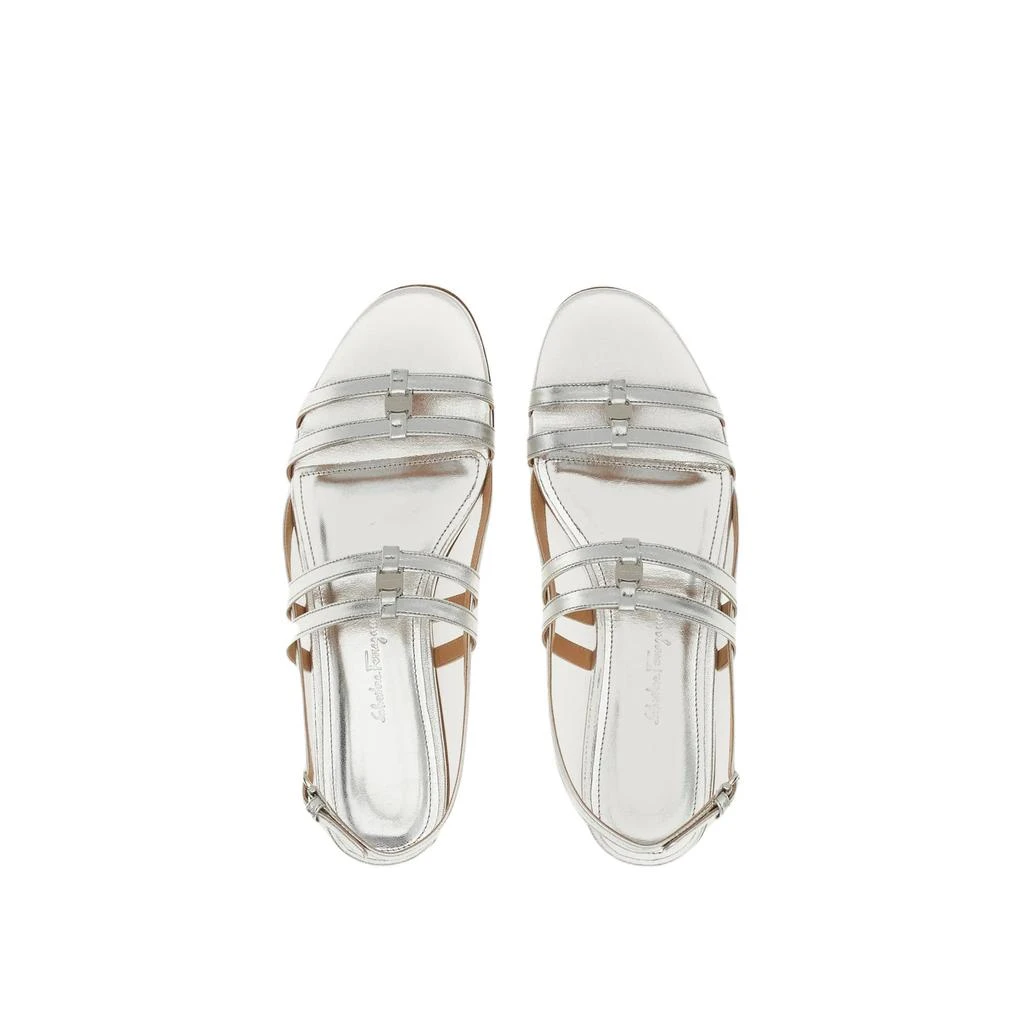 Salvatore Ferragamo Ferragamo Typa Women's Sandals Silver 2