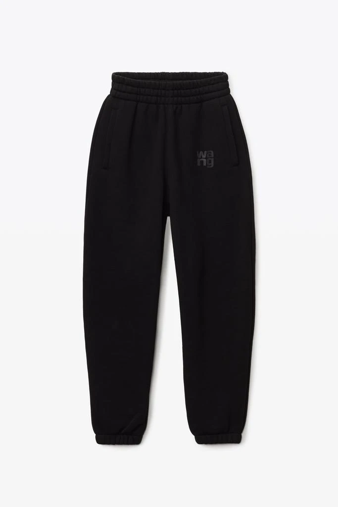 Alexander Wang PUFF LOGO SWEATPANT IN STRUCTURED TERRY 2