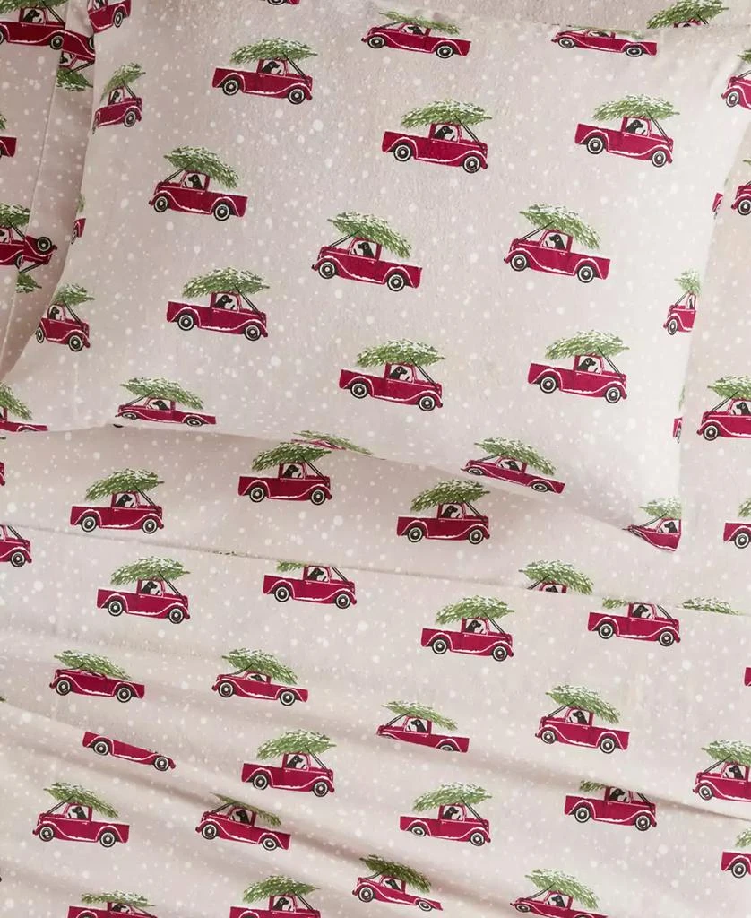 Woolrich Printed Cotton Flannel 3-Pc. Sheet Set, Twin 2