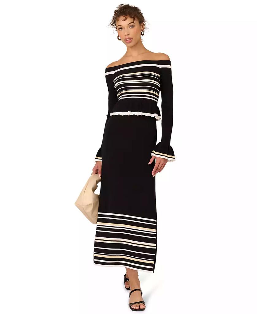 Adrianna Women
s Off-The-Shoulder Midi Dress