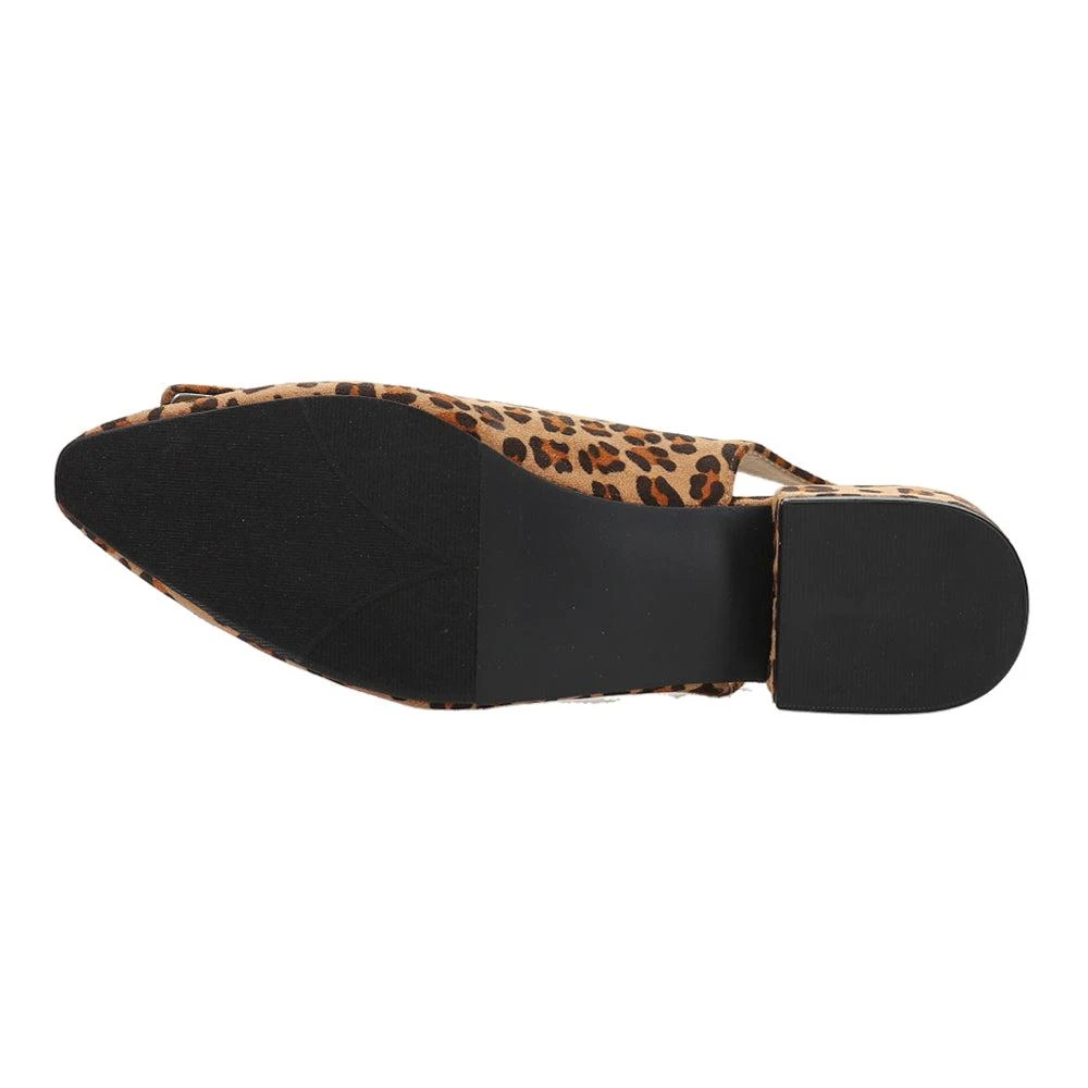 CL By Laundry Sweetie Leopard Slingback Flats 5