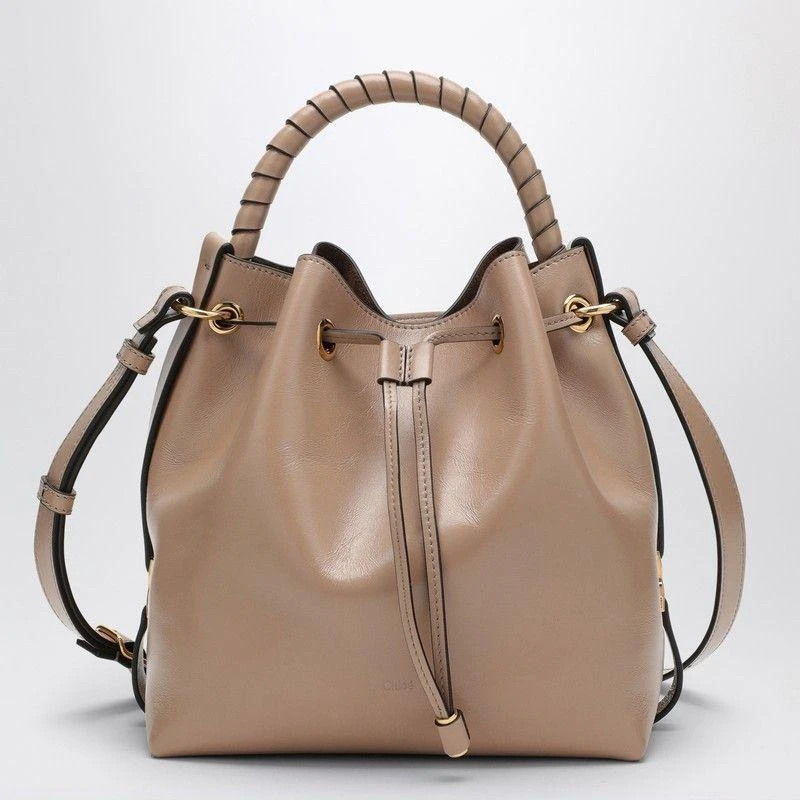 Chloé Chloé Marcie Bucket Bag In Deep 1