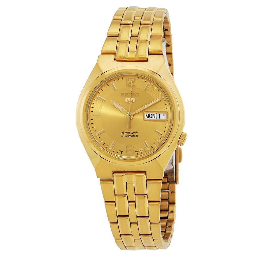Seiko Series 5 Automatic Gold Dial Men's Watch SNKL64K1 1