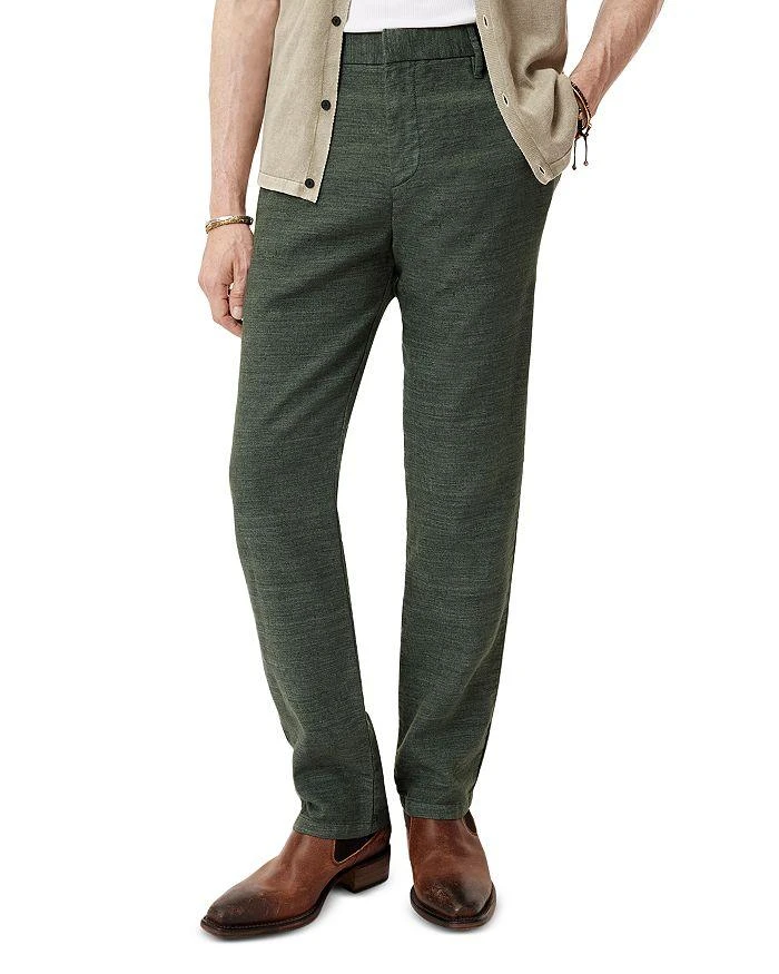John Varvatos Flint Linen Blend Flared Leg Pants 1