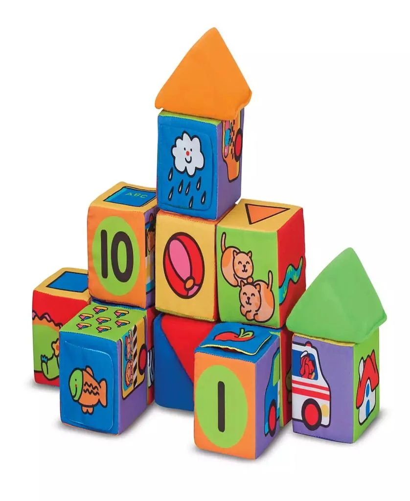 Melissa and Doug Kids' Match & Build Toy Blocks 5