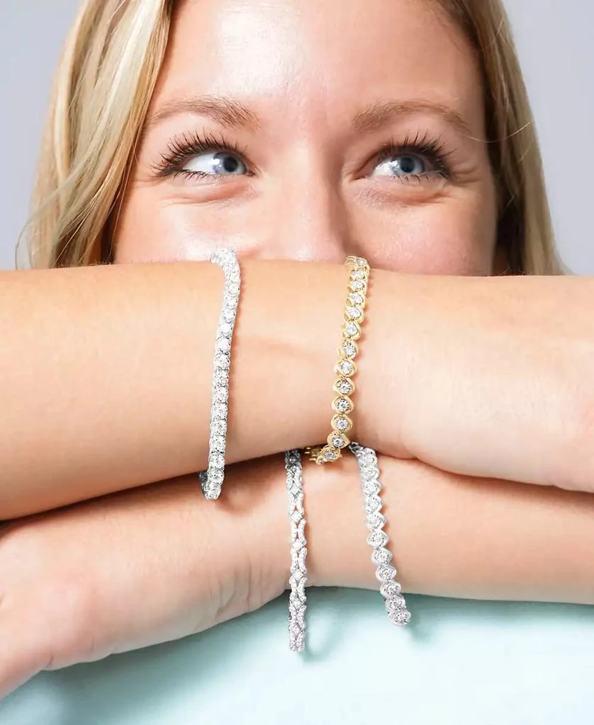 Macy's Certified Diamond Bracelet in 14k White Gold (3 ct. t.w.) 5