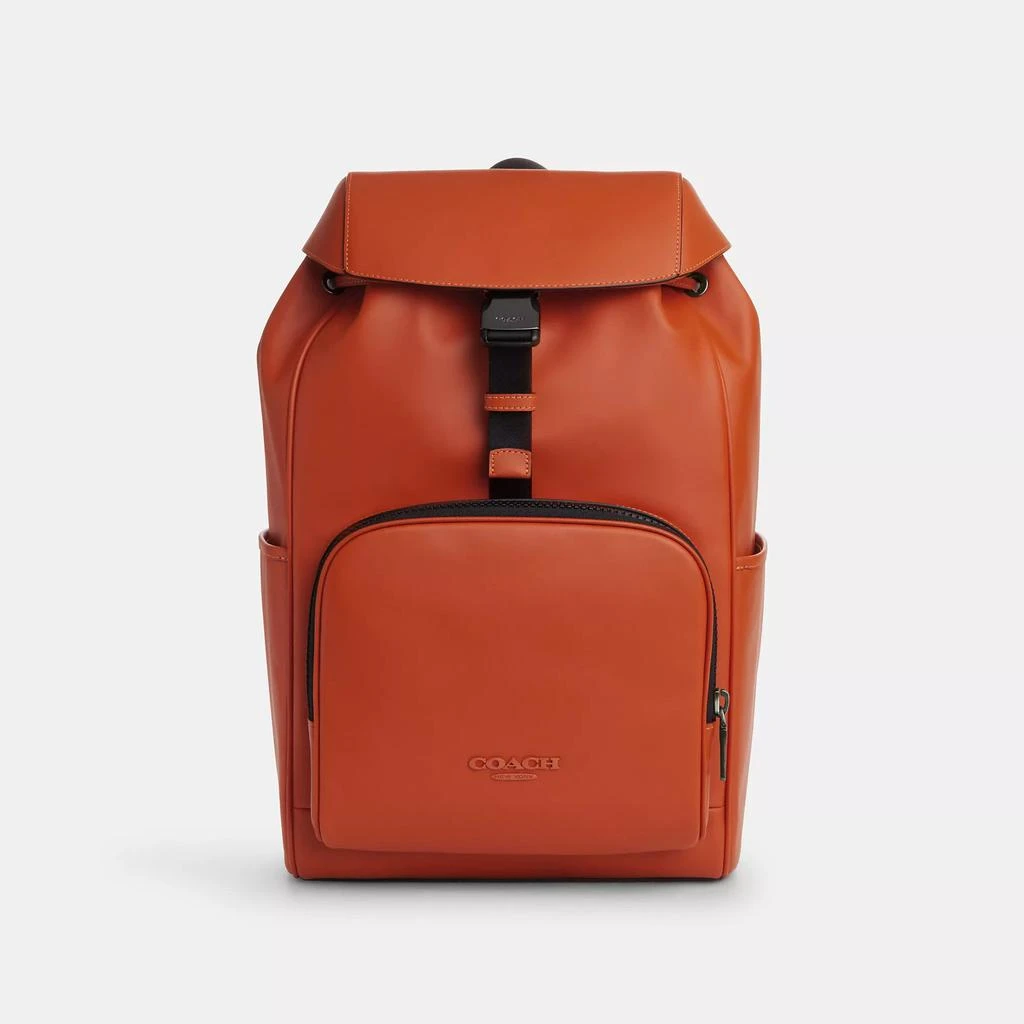 Coach Racer Backpack In Smooth Leather 7