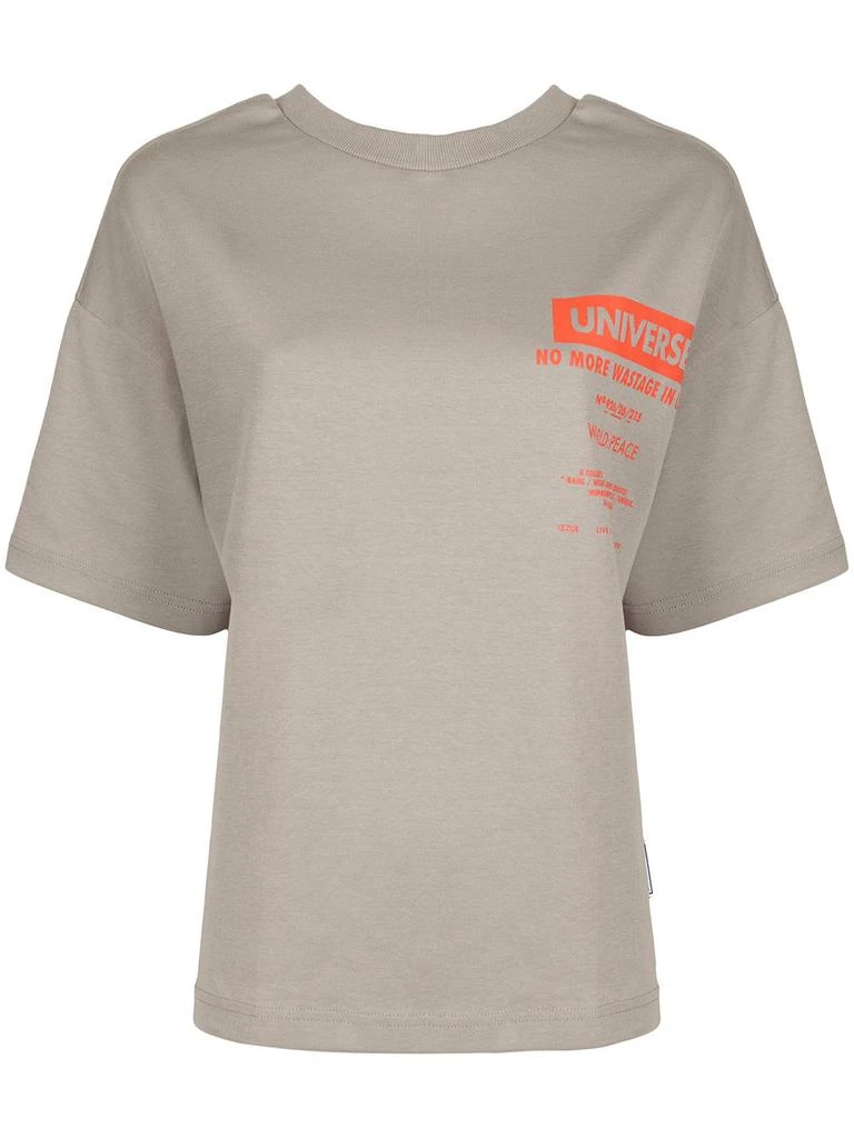 izzue Universe boxy T-shirt - women -  -  - Grey 1