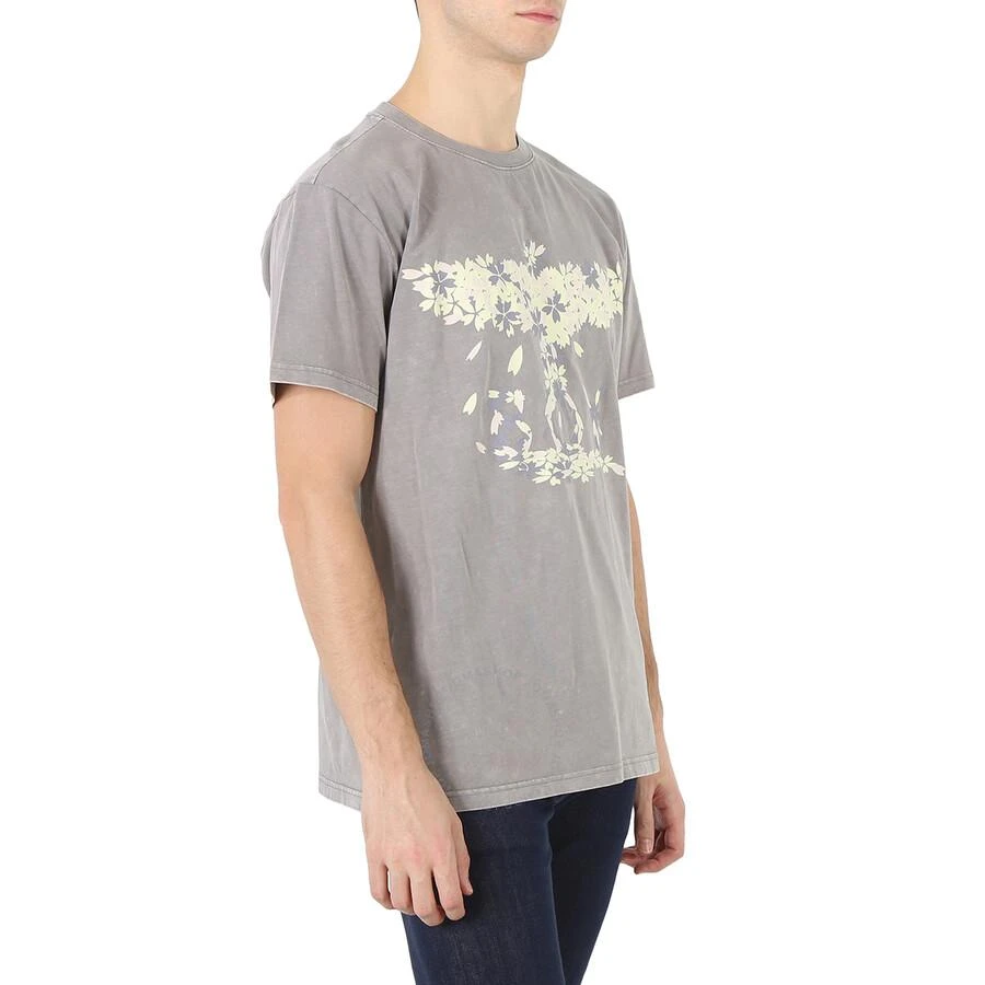 BOY LONDON Washed Grey Boy Eagle Blossom Cotton T-shirt 2