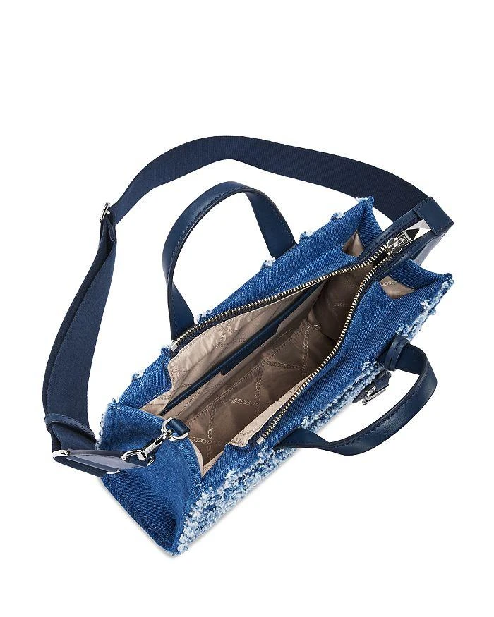 Michael Kors Michael Kors Gigi Small East West Denim Messenger Tote 3