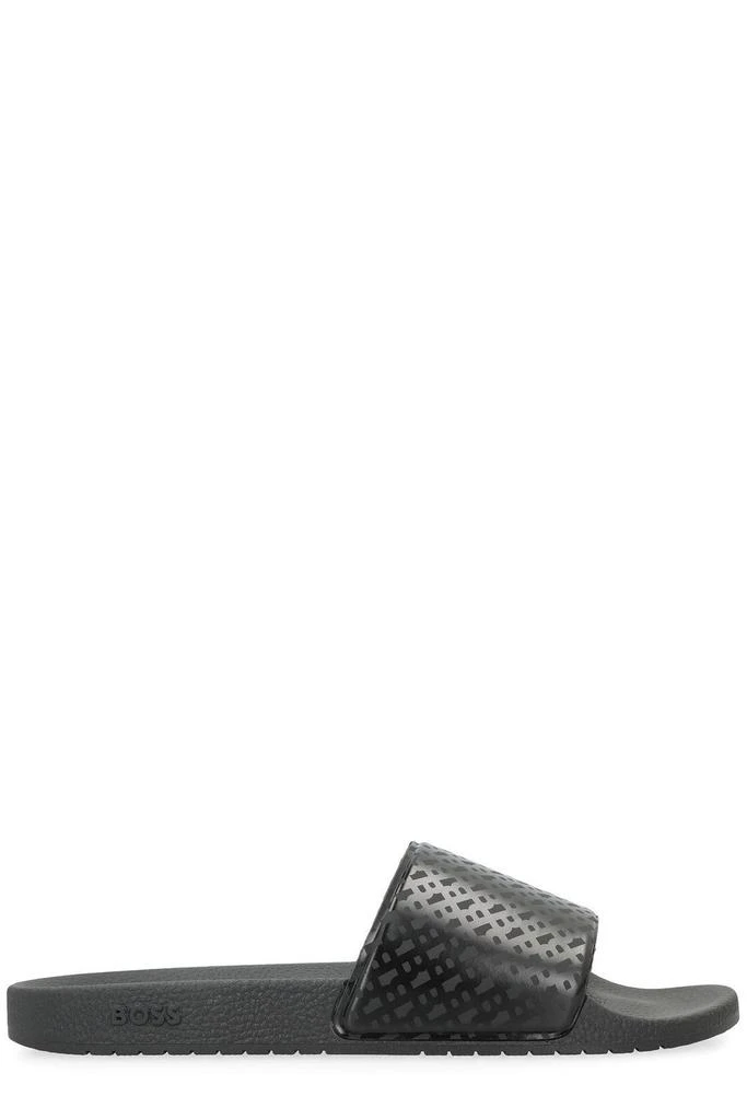 Boss Hugo Boss Logo Printed Slip-On Sandals – On Sale Now  display picture 1