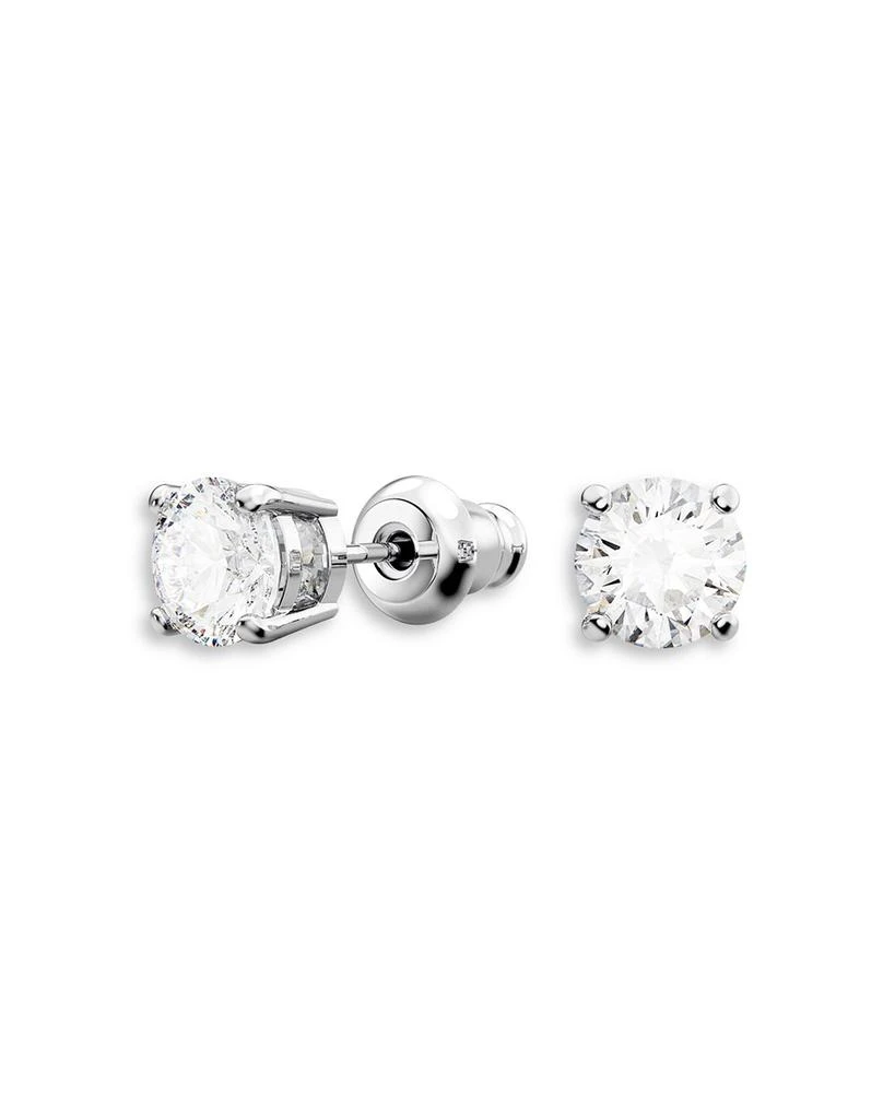 Swarovski Matrix Tennis Necklace & Stud Earrings Set in Rhodium Plated 4