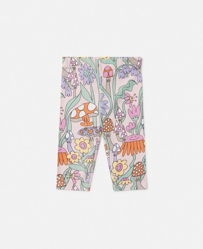 Stella McCartney Stella McCartney - Woodland Print Elasticated Leggings, Pink, Size: 24m