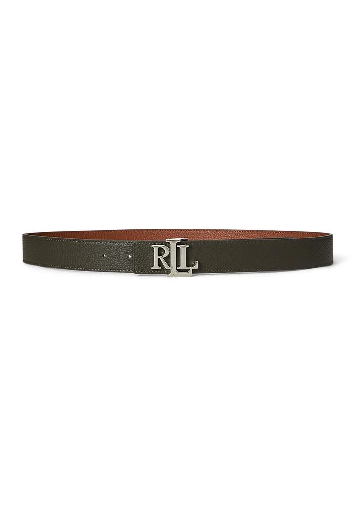 Ralph Lauren Logo Reversible Pebbled Leather Belt 2