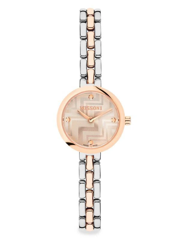 Missoni Petite 25MM Stainless Steel Bracelet Watch 1