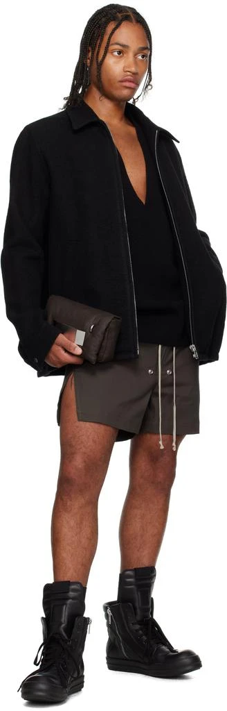 Rick Owens Gray Concordians Pillow Griffin Bag 4