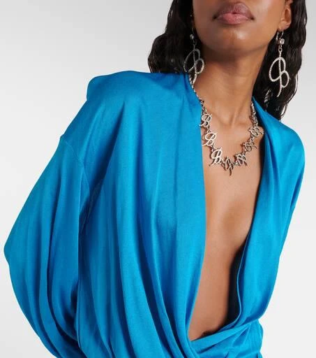BLUMARINE Draped minidress 4