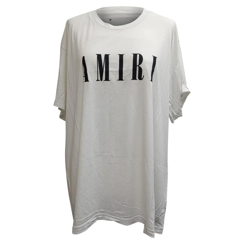 AMIRI Logo Printed T-Shirt in White Cotton