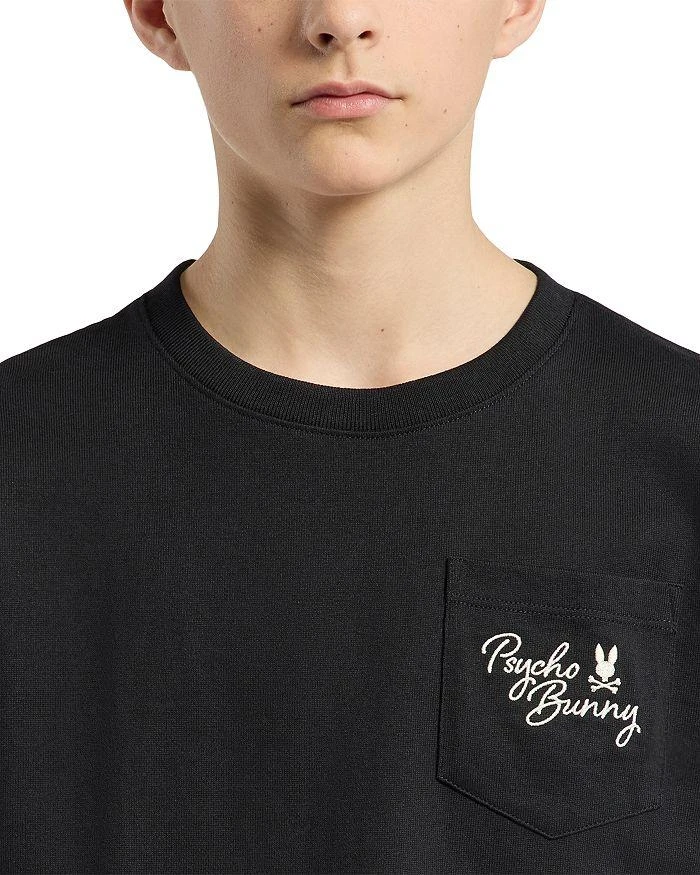 Psycho Bunny Unisex Desert Heavyweight Relaxed Fit Pocket Tee - Little Kid, Big Kid 5